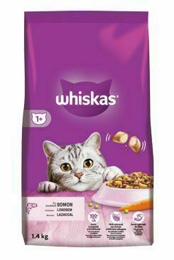 Whiskas Dry S Lososem 1,4kg porovnat ceny