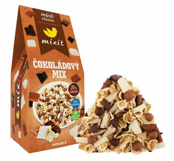 Mixit Müsli Classic čokoládový mix 440 g porovnat ceny