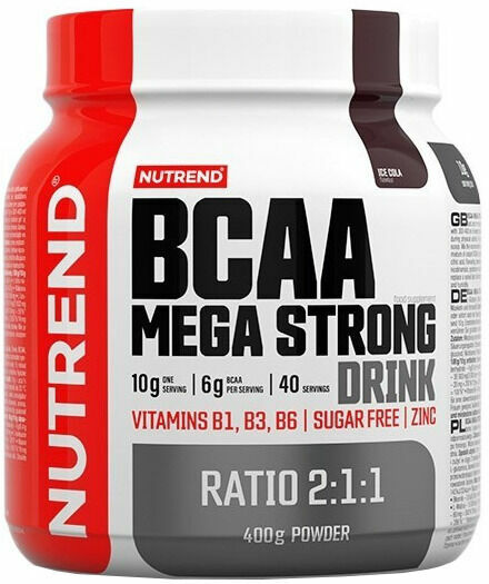Nutrend BCAA Mega Strong Drink ledová cola 400g porovnat ceny