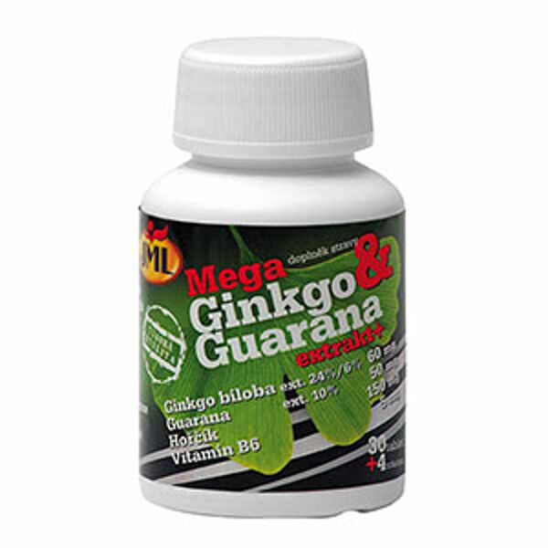 JML Mega Ginkgo Guarana+ cps.34(Gink+Guar+Mg+B6) porovnat ceny