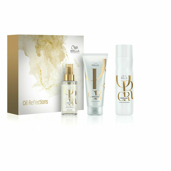WELLA Professionals Oil Reflections Kit Šampon 250 ml + kondicionér 200 ml + olej na vlasy 100 ml Dárkové balení porovnat ceny
