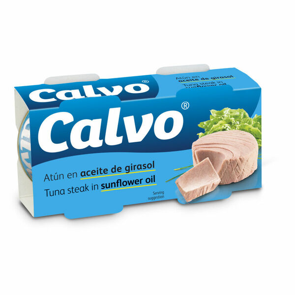 CALVO Tuňák ve slunečnicovém oleji 2 x 80 g porovnat ceny