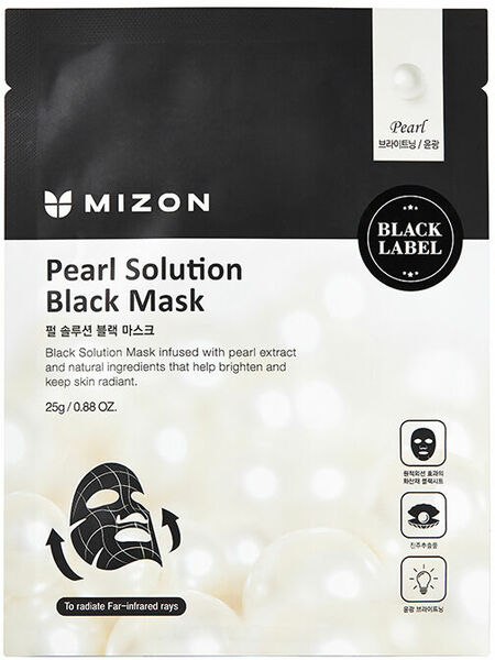 Mizon Pearl Solution Black Mask Rozjasňující maska s perlou 25g porovnat ceny