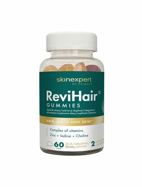 skinexpert BY DR.MAX ReviHair Gummies 60 ks porovnání ceny