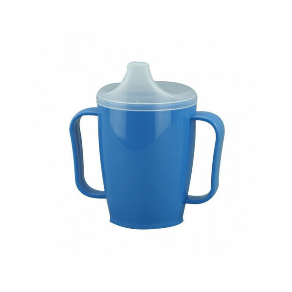 MODOM Hrnek s pítkem se dvěma víčky 250 ml modrý porovnat ceny
