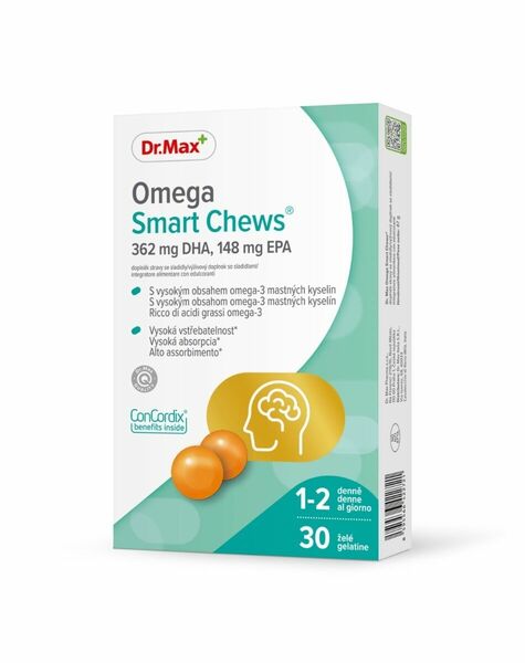 Dr. Max Omega Smart Chews želé 30 ks porovnání ceny