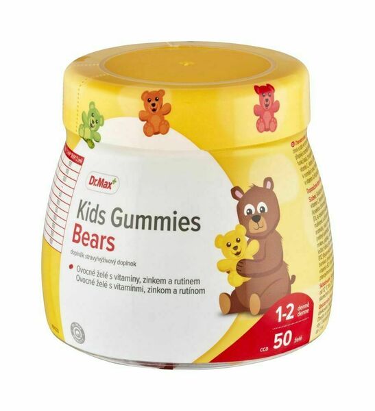 Dr. Max Kids Gummies Bears 225 g 50 ks porovnat ceny