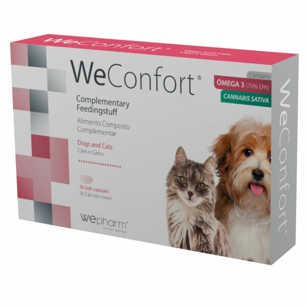 WEPHARM WeConfort  pro psy a kočky 30 kapslí porovnat ceny