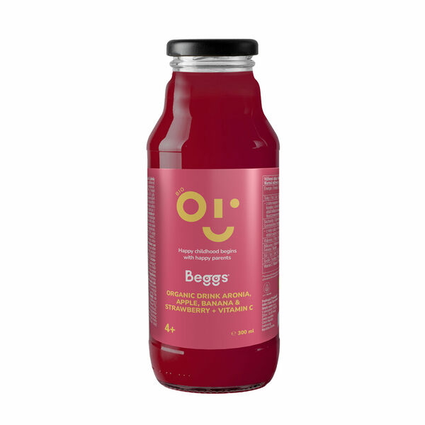 BEGGS BIO Nápoj aronie, jablko, banán & jahoda 300 ml porovnat ceny