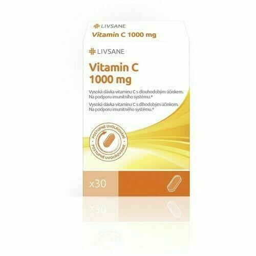 LIVSANE Vitamin C 1000mg tbl.30 porovnat ceny