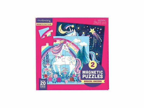 Mudpuppy Magnetické puzzle, Jednorožci 2x20ks porovnat ceny