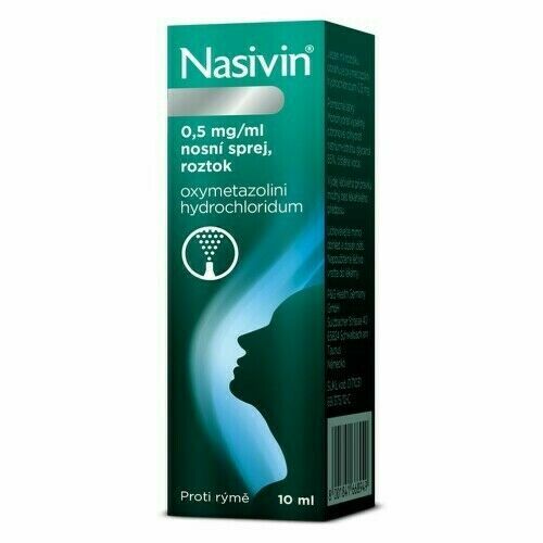 Nasivin (0,5 mg/ml nosní sprej, roztok) porovnat ceny