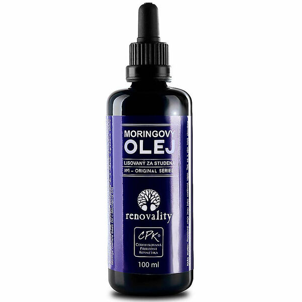 RENOVALITY Moringový olej za studena lisovaný 100 ml porovnání ceny
