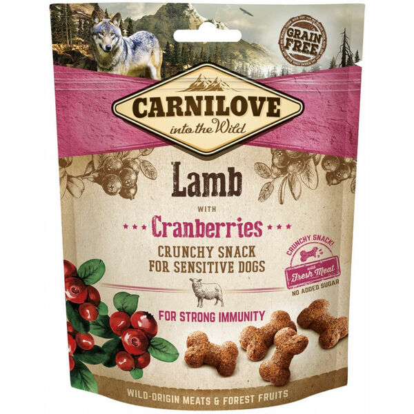 CARNILOVE Dog Crunchy Snack Lamb&Cranberries 200g porovnat ceny