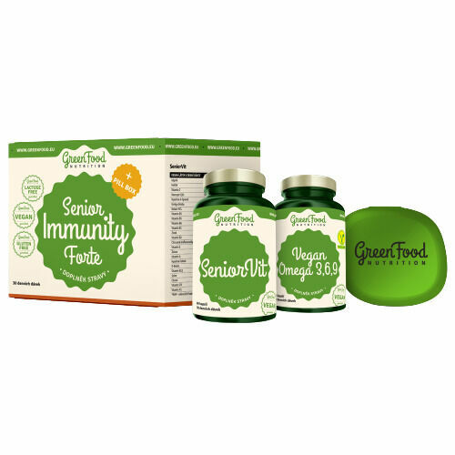 GreenFood Nutrition Senior Immunity Forte + Pillbox porovnat ceny