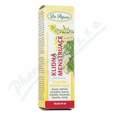 Dr.Popov Kapky bylinné Klidná menstruace 50ml porovnat ceny