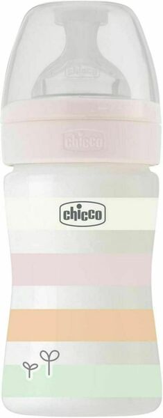 Chicco Láhev kojenecká Well-being silikon, děvče 150 ml porovnat ceny