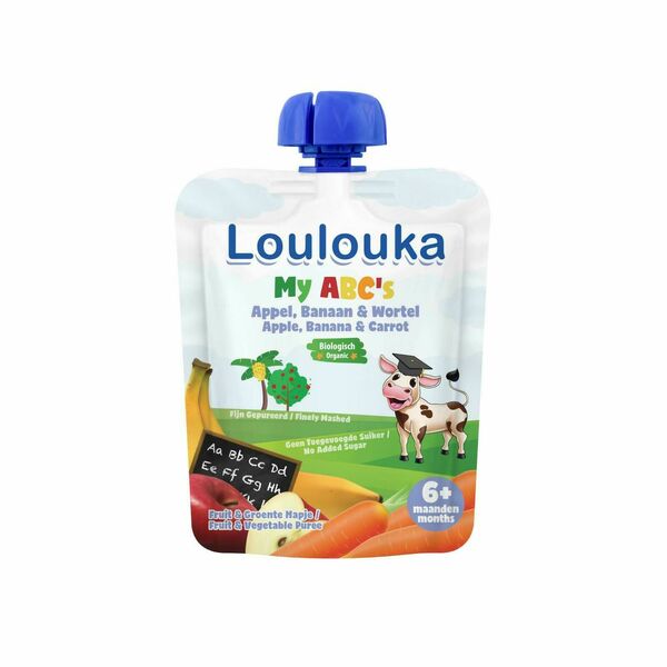 Loulouka BIO Kapsička ovocná ABC's 90g porovnat ceny