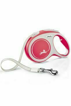 Vodítko Flexi Comfort L Pásek 8m/50kg červená New porovnat ceny
