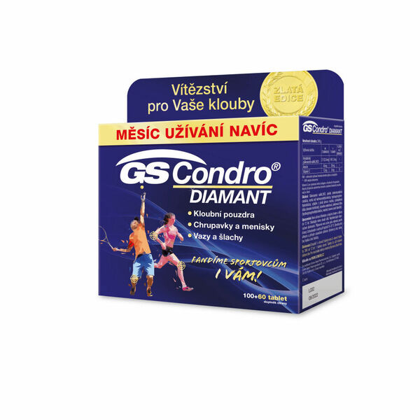 GS Condro Diamant 100 + 60 tablet ZLATÁ edice porovnat ceny