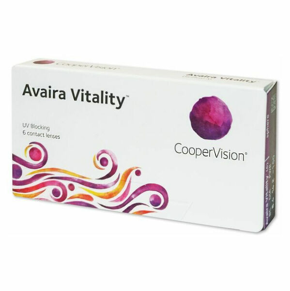 COOPERVISION Avaira Vitality měsíční 6 čoček, Počet dioptrií: -2,25, Průměr: 14,2, Zakřivení: 8,4, Počet kusů v balení: 6 ks porovnat ceny