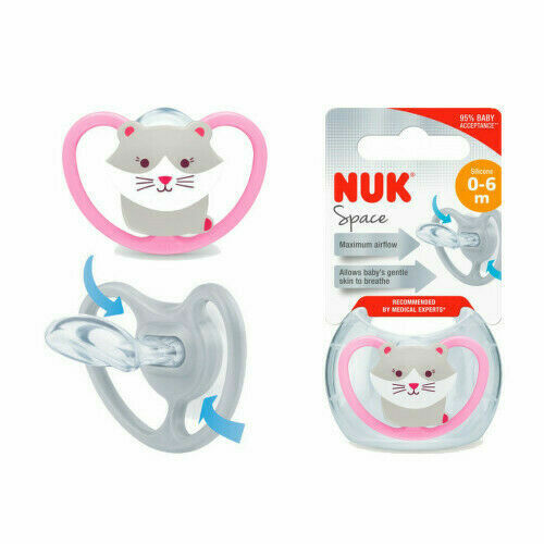 NUK Dudlík Space holka SI V1(0-6m) 1 ks BOX 730467 porovnat ceny