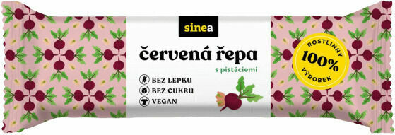 sinea Tyčinka červená řepa s pistácií 40g porovnat ceny