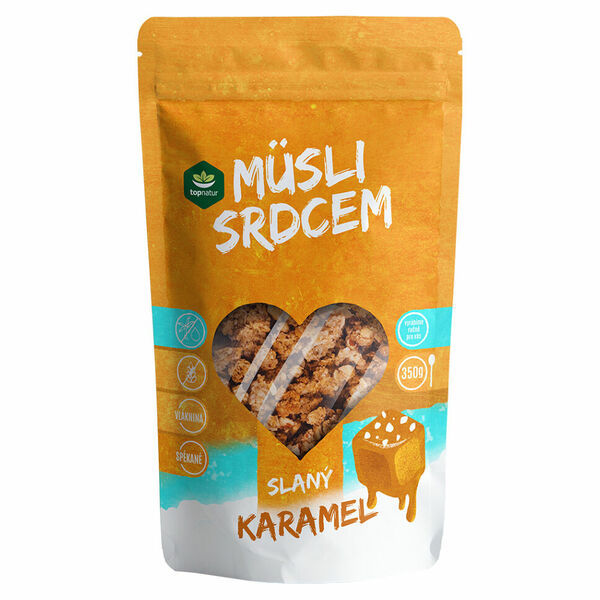 TOPNATUR Müsli srdcem slaný karamel 350 g porovnat ceny
