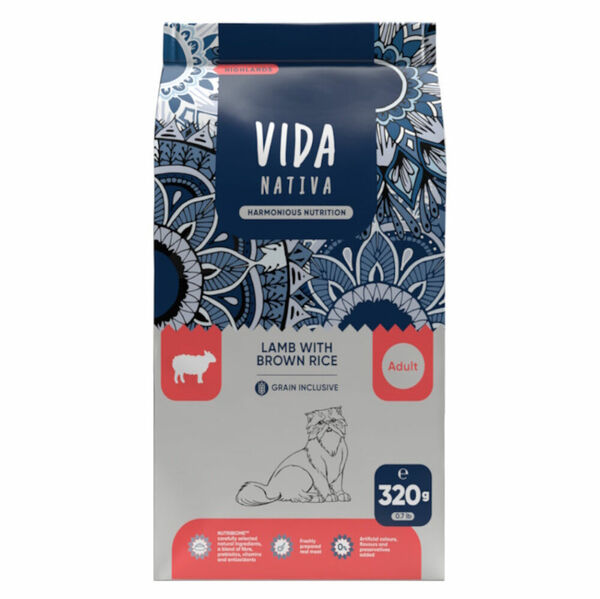 KRAFTIA Vida Nativa Adult Lamb & Rice Granule pro kočky 1 ks, Hmotnost balení: 320 g porovnat ceny