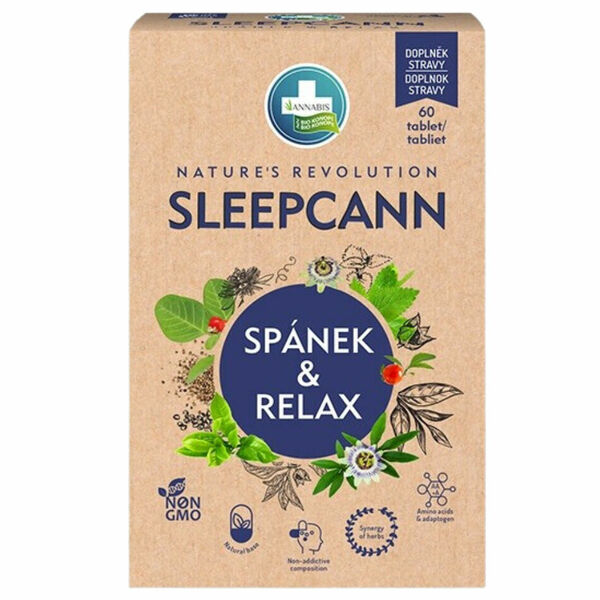 Annabis Sleepcann spánek&relax 60 tablet porovnat ceny