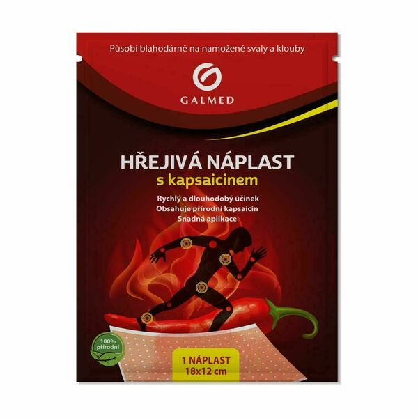 Galmed Kapsaicinová hřejivá náplast 2 ks porovnat ceny