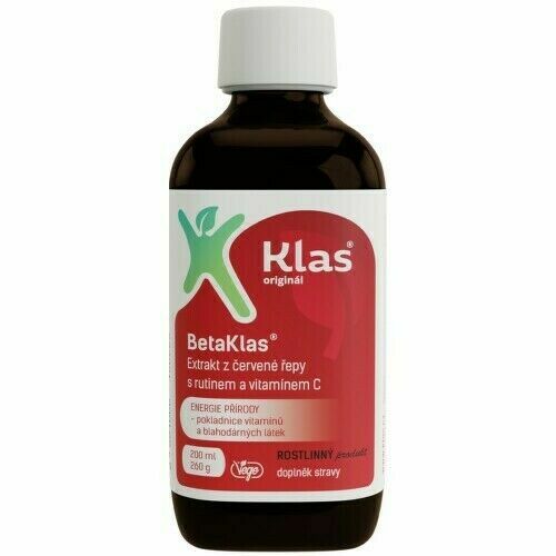 Klas BetaKlas extrakt z červené řepy, s rutinem a vitaminem C 200ml porovnat ceny