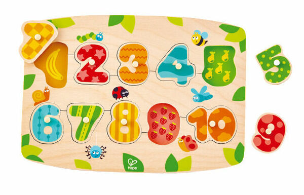 Hape Puzzle na desce - čísla porovnat ceny