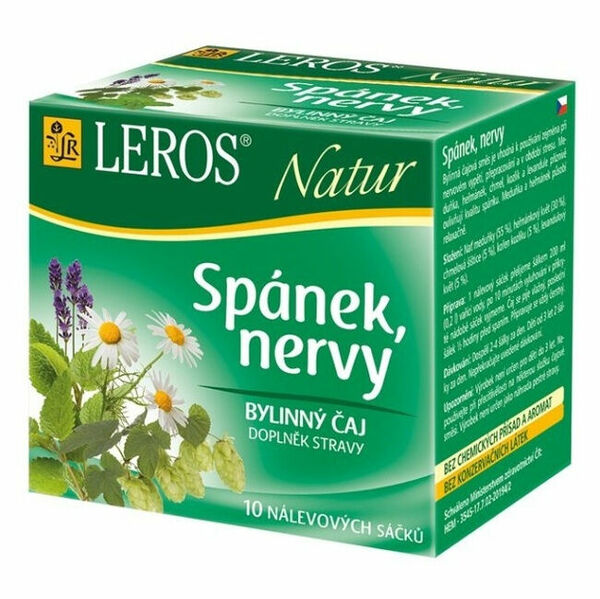 LEROS NATUR Spánek, nervy 10 sáčků porovnat ceny