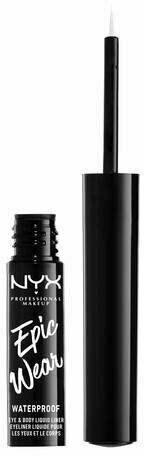 NYX Professional Makeup Epic Wear Metallic Liquid Liner - dlouhotrvající gelové oční linky, 03 Silver Metal 3.5 ml porovnat ceny