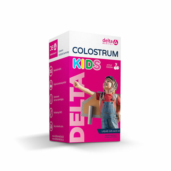 DELTA COLOSTRUM Kids sirup třešeň 125 ml porovnat ceny