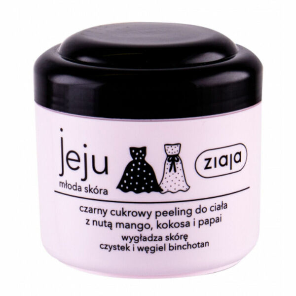 ZIAJA Jeju černý cukrový tělový peeling 200 ml porovnat ceny