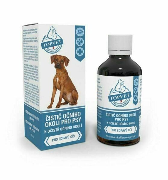 Topvet For Pets Čistič očního okolí pro psy 50 ml porovnat ceny