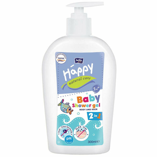 HAPPY Natural Care Mycí gel na tělo a vlasy 300 ml porovnat ceny