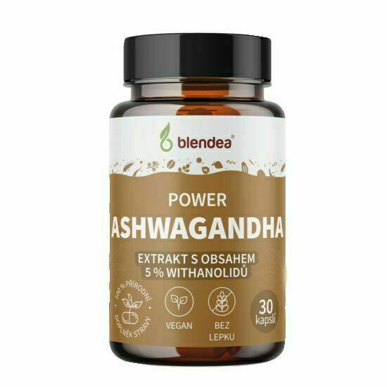 Blendea Power Ashwagandha 30 kapslí porovnat ceny
