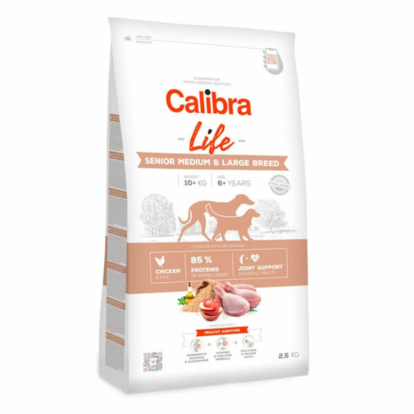 CALIBRA Life Senior Medium&Large Chicken granule pro psy 1 ks, Hmotnost balení: 12 kg porovnat ceny