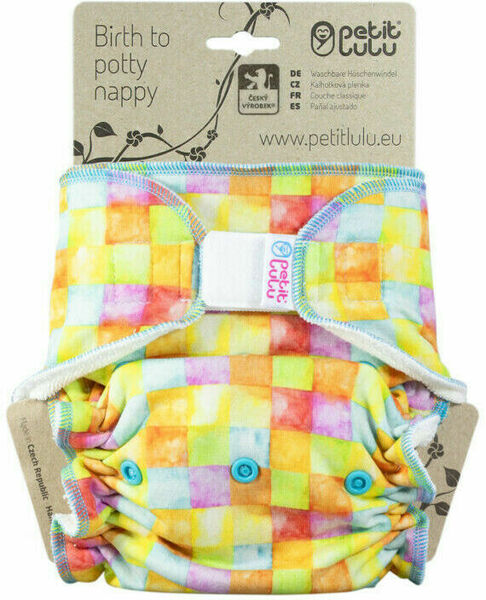 Petit Lulu - Kalhotkové pleny na suchý zip - Barevné kostičky porovnat ceny