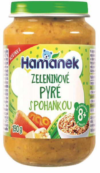 Hamánek Zeleninové pyré s pohankou 190g porovnat ceny