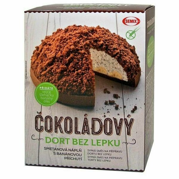 SEMIX Čokoládový dort bez lepku 430 g porovnat ceny