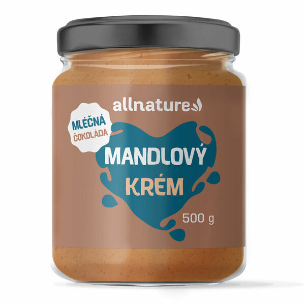 ALLNATURE Mandlový krém s mléčnou čokoládou 500 g porovnat ceny