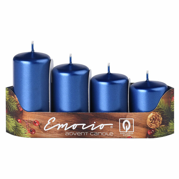 Z-TRADE Emocio Svíčky stupňované 40 mm Metal modré 4 kusy porovnat ceny