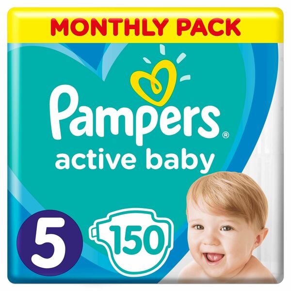 Pampers Active Baby S5 150ks, 11-16kg porovnat ceny