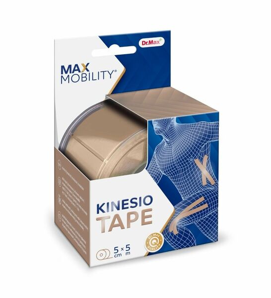 Dr. Max Kinesio Tape Nude 5 cm x 5 m tejpovací páska 1 ks porovnat ceny