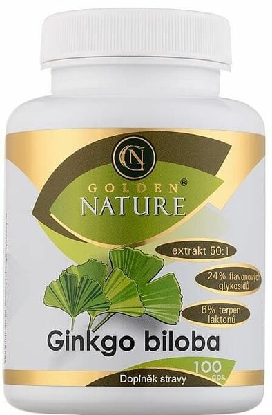 Golden Nature Ginkgo Biloba extrakt 50:1 60mg 100 kapslí porovnat ceny