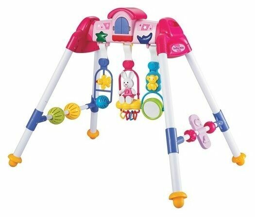 Baby Mix Dětská hrající edukační hrazdička De Lux pink porovnat ceny